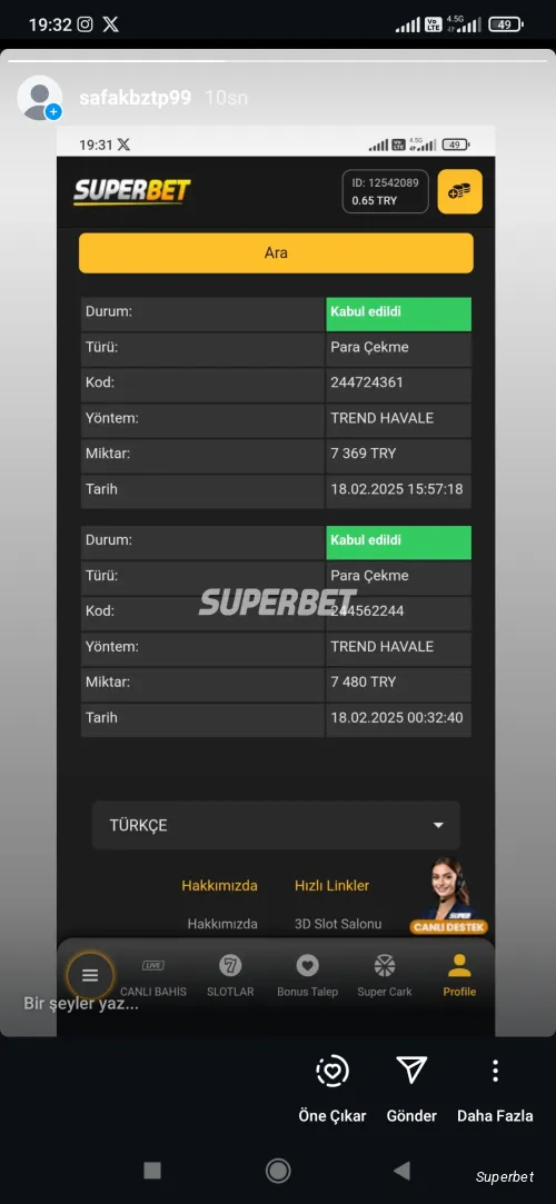 #Superbet #Galatasaray #Fenerbahçe #Beşiktaş
#SuperbetKazandirir