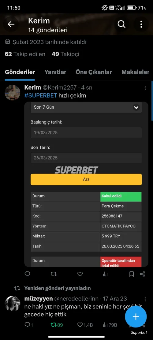 #Superbet #Galatasaray #Fenerbahçe #Beşiktaş
#SuperbetKazandirir