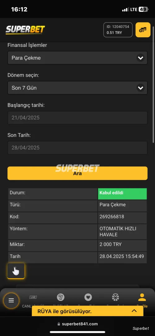 Samet2755

SUPERBET çekimi paylaş bonusu almak istiyorum 
#Superbet #Galatasaray #Fenerbahçe #Beşiktaş
#SuperbetKazandirir