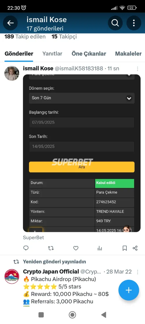 #Superbet #Galatasaray #Fenerbahçe #Beşiktaş
#SuperbetKazandirir